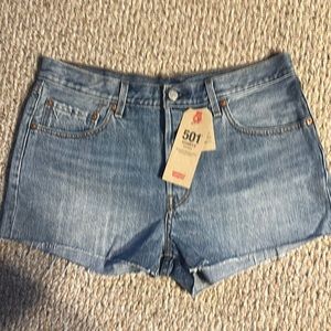 Brand new Levi's 501 shorts